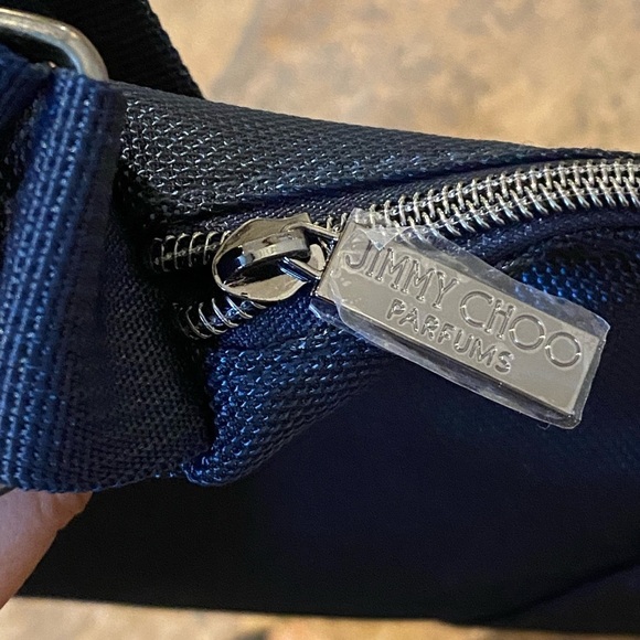 NWT~JIMMY CHOO Parfums Navy Large Weekend Bag 13-1/2”x24” - Picture 8 of 8